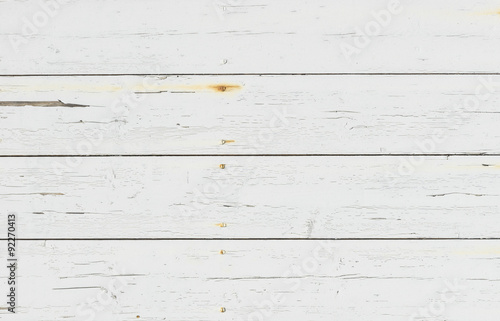 Fototapeta Naklejka Na Ścianę i Meble -  Holz Hintergrund Weisse Bretter Planken im Shabby Style