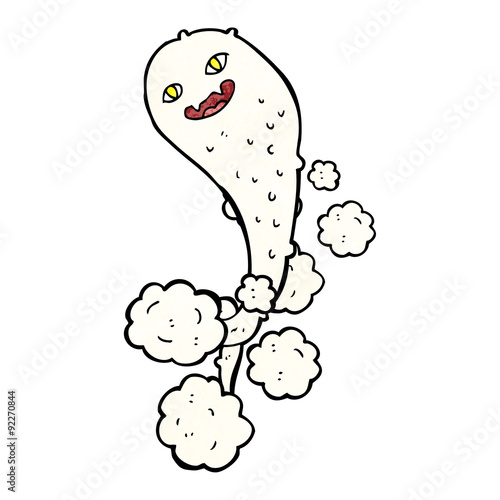 cartoon spooky ghost