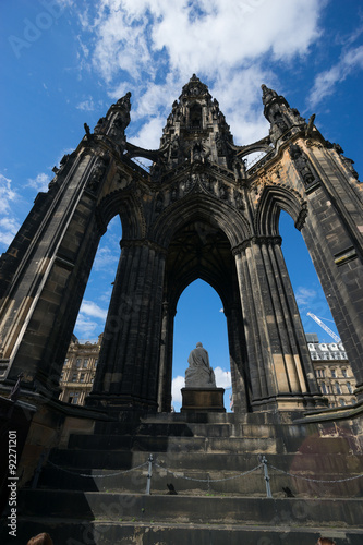 Walter Scott's monument. Edinburgh. Scotland. UK.