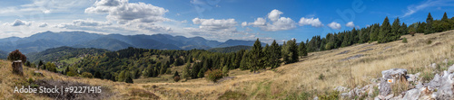 panorama du massif des Vosges