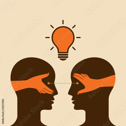 exchange ideas vector