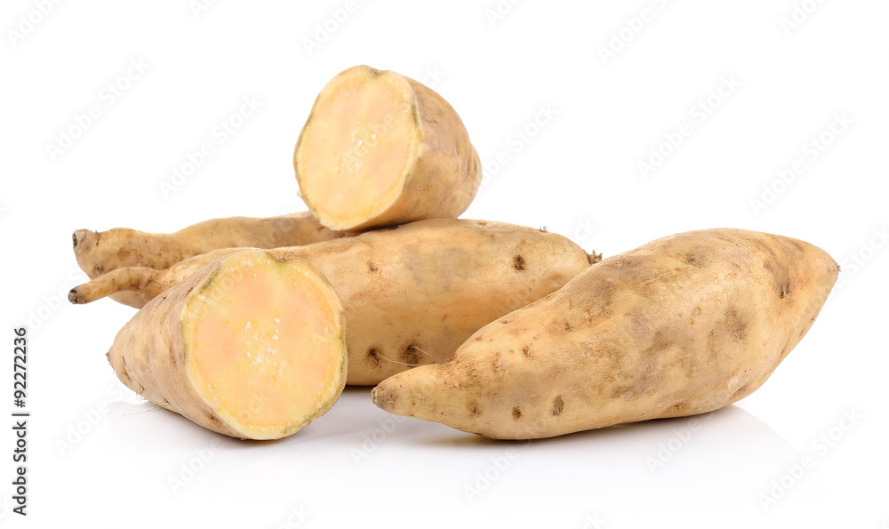 Sweet potato isolated on white background Sweet potato isolated on white background