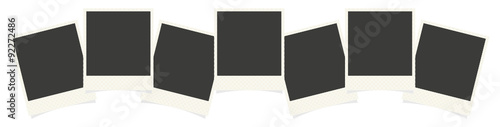 Vector polaroid photo frames