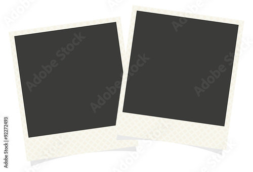 Vector polaroid photo frames