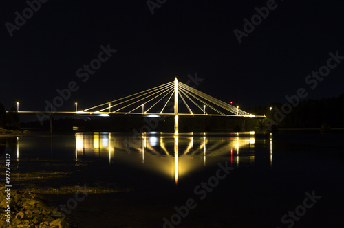 Cable Bridge in Umeå, Sweden