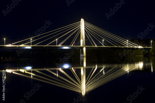 Cable Bridge in Umeå, Sweden © Emmoth
