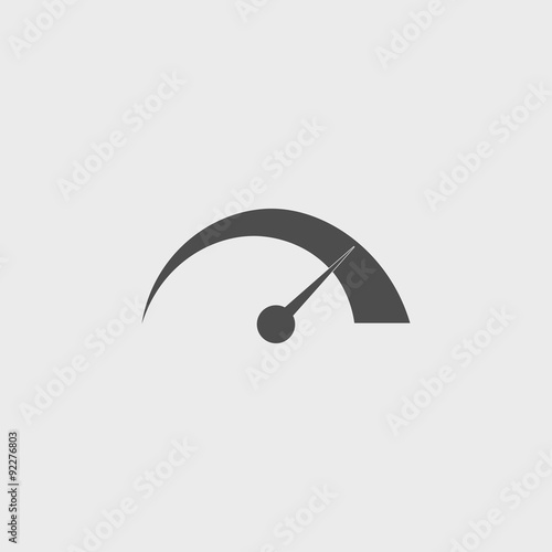 Vector speedometer icon