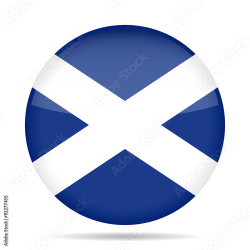 button with flag of Scotland