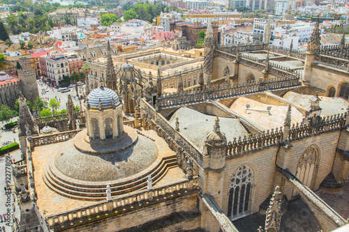 rooftops of seville cathedral