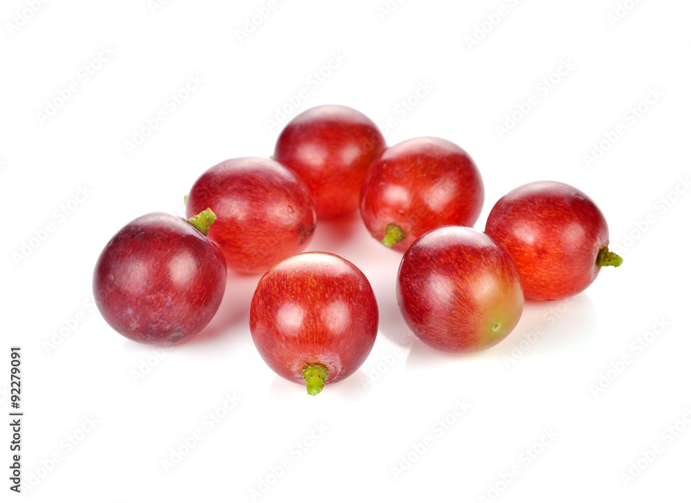 red grape isolated on white background red grape isolated on white background