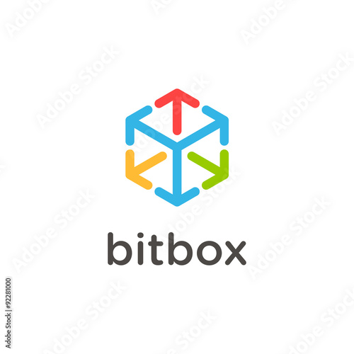 Smart Outline Box Icon logo