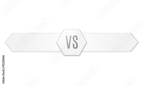 Versus Logo. VS Vector Letters Illustration. Competition Icon. Fight Symbol.