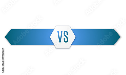 Versus Logo. VS Vector Letters Illustration. Competition Icon. Fight Symbol.