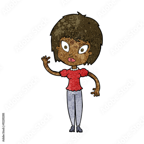 cartoon pretty girl