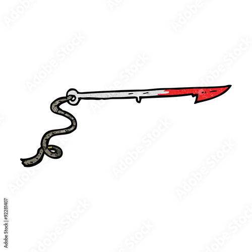 cartoon whaling harpoon