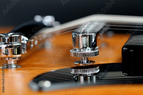 E-Gitarre Details mit Spiegelung  photo