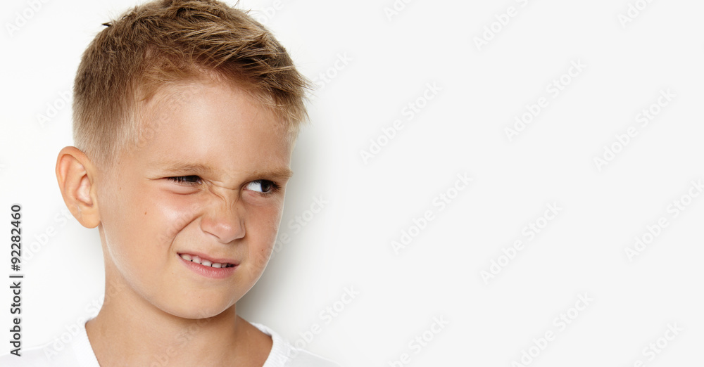 Mock up of young kid showing some action Mock up of young kid showing some action