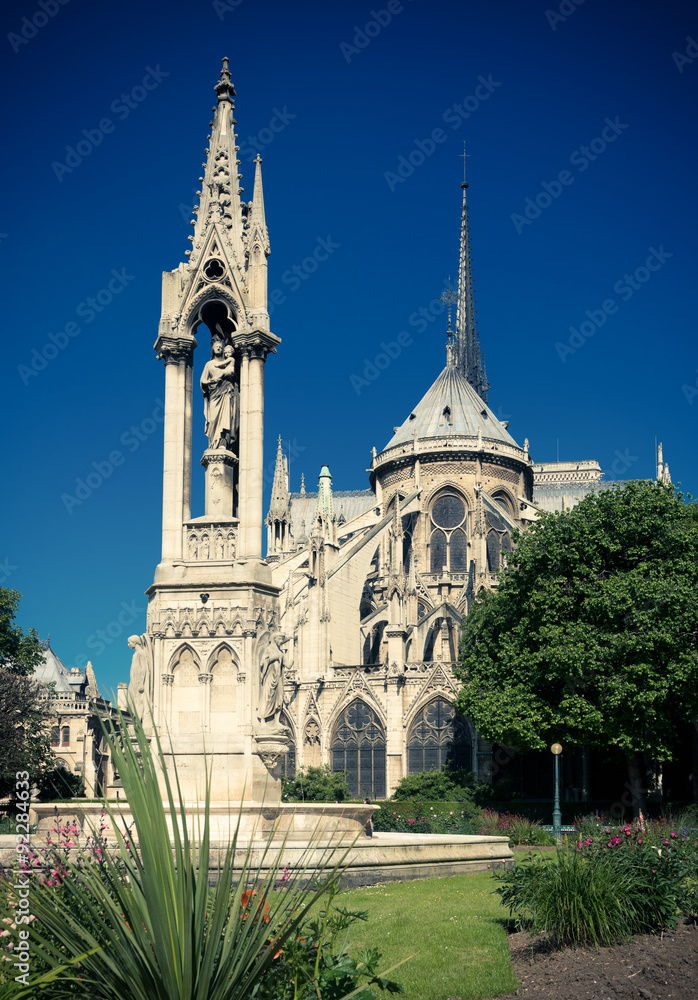 Obraz premium Notre Dame de Paris Cathedral.Paris. France