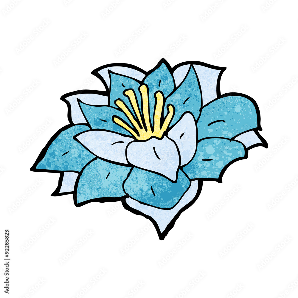 Obraz premium cartoon flower