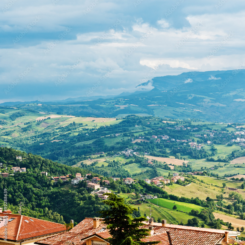 San Marino landscape.
