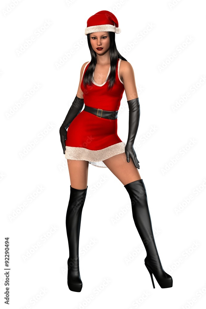 beautiful sexy girl wearing santa claus clothes beautiful sexy girl wearing santa claus clothes