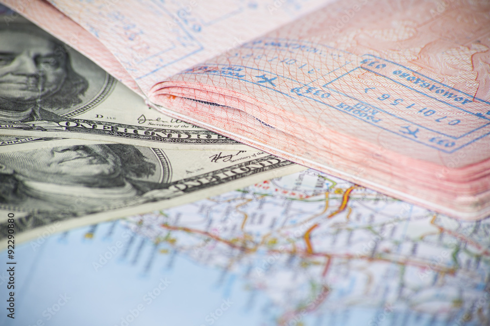 Visa, pasport, travelling, map, booking Visa, pasport, travelling, map, booking