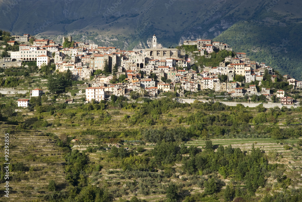 Italy. Province of Imperia. Medieval village Triora