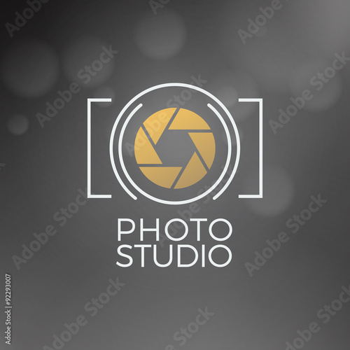 Photography Logo Design Template. Retro Vector Badge. Photo Studio