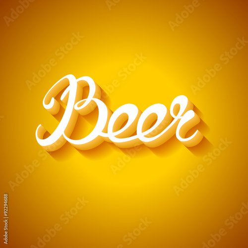 Beer.