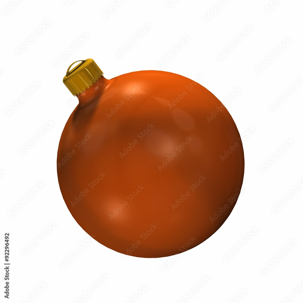 Christmas ball - isolated on white background Christmas ball - isolated on white background