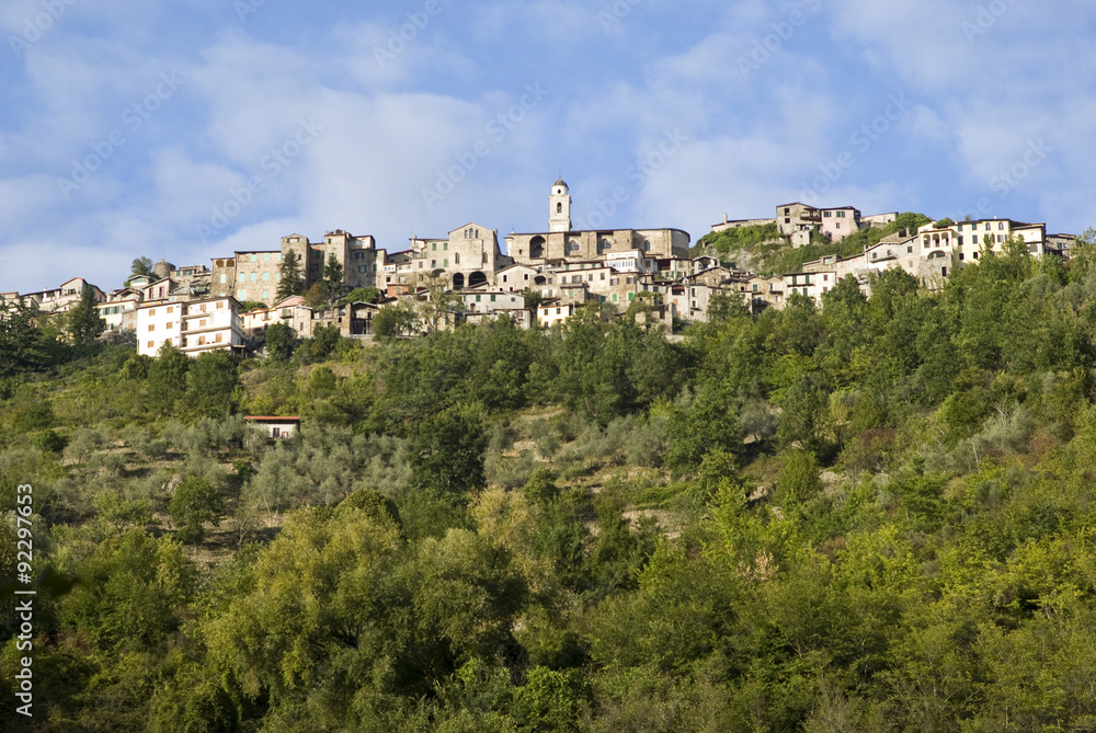 Italy. Province of Imperia. Medieval village Triora