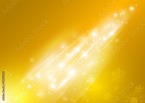 Yellow Abstract Xmas Greeti...