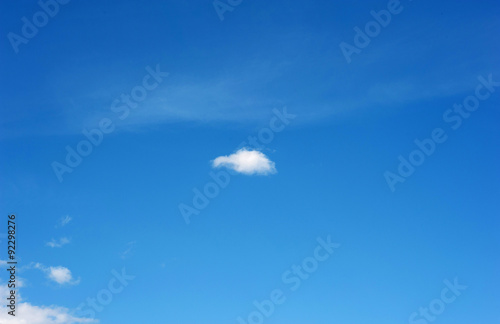 Texture of blue sky with  clouds