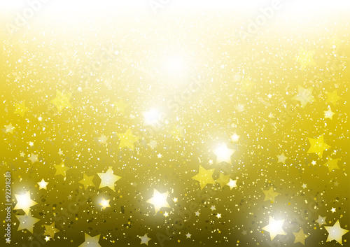 Holiday Background with Falling Stars - Illustration, Vector