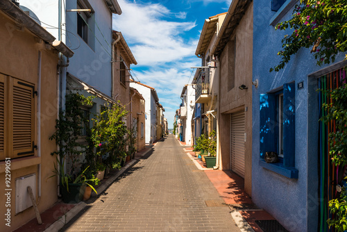 Fototapeta Naklejka Na Ścianę i Meble -  Quartier de La Pointe Courte à Sète, Languedoc