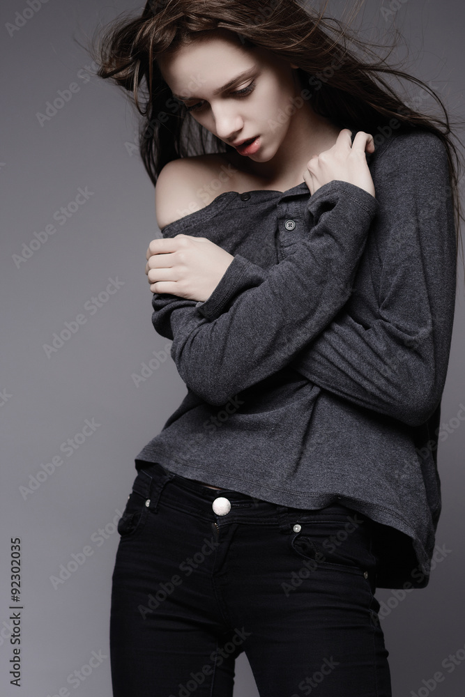portrait of young woman portrait of young woman