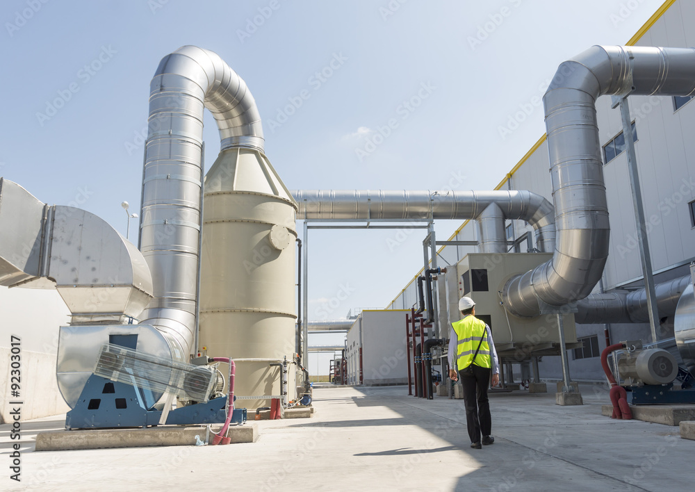 Fotografie Waste plant engineer