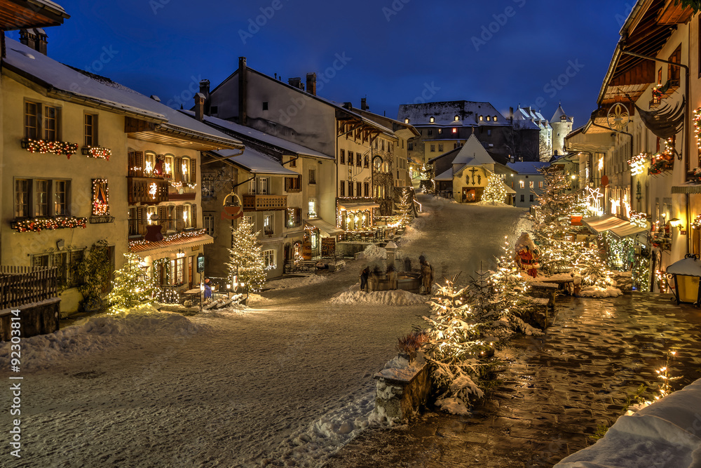 Gruyere village, Switzerland
