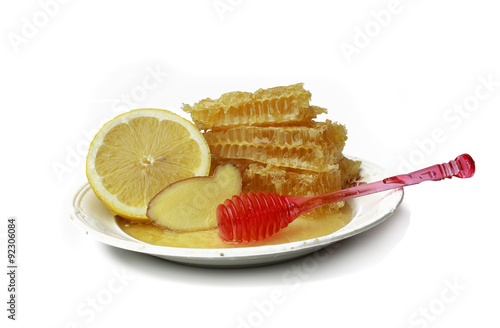 The honey , ginger and lemon photo