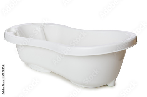 Small tub isolated on the white