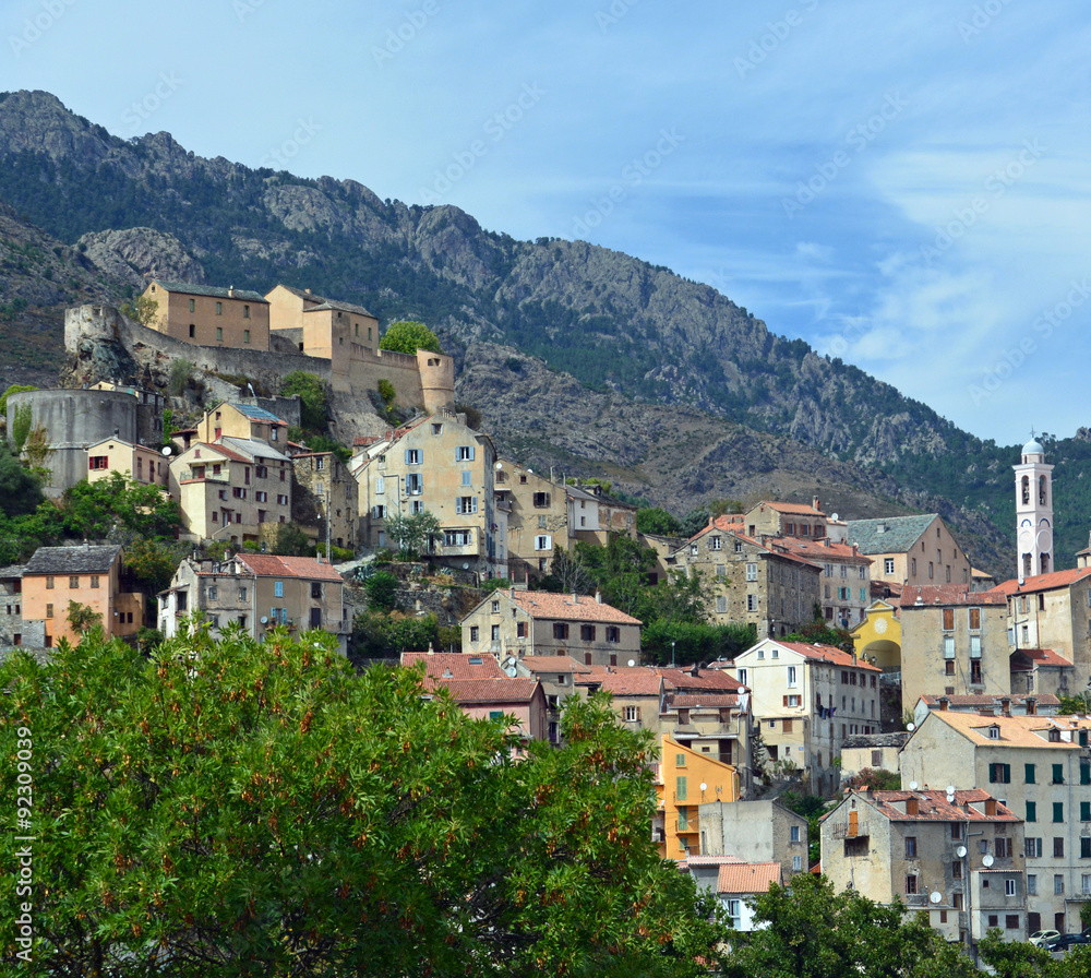 Fototapeta premium Corte, Corse