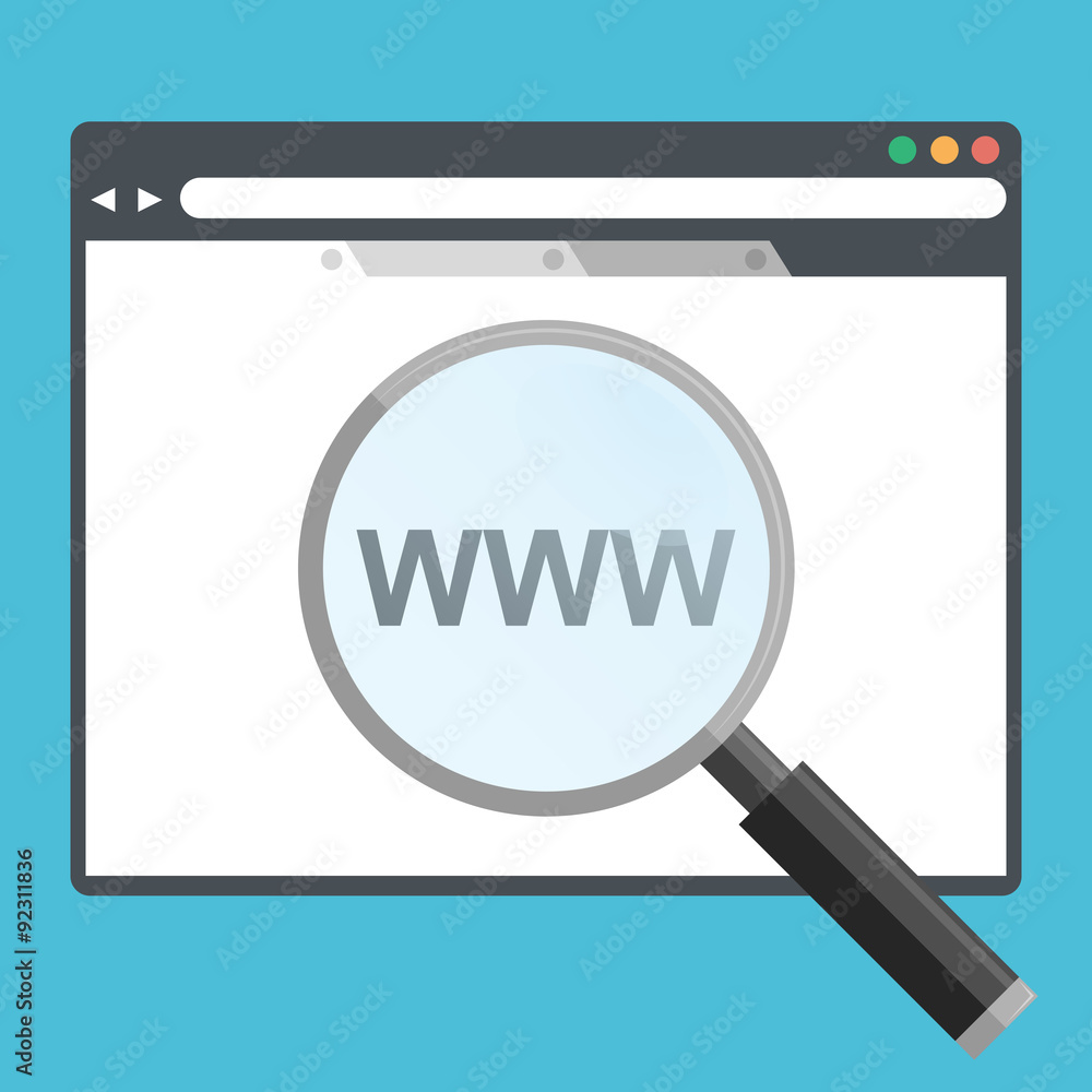 Vector illustration Internet search icon Vector illustration Internet search icon