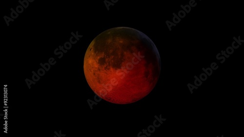 Fototapeta Naklejka Na Ścianę i Meble -  blood Moon / lunar eclipse