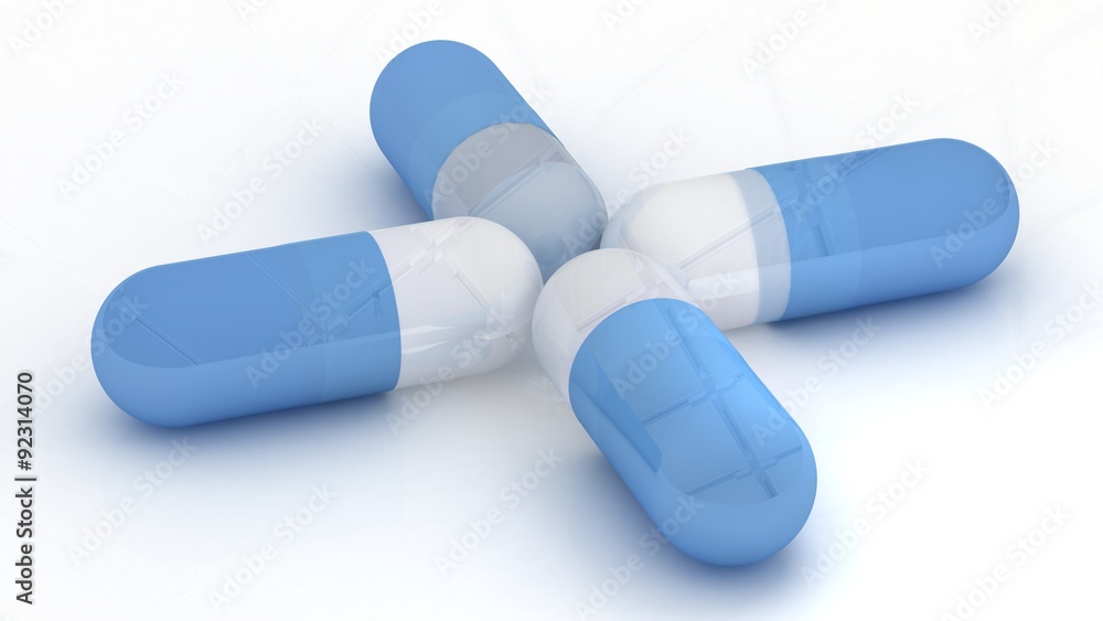 Pharmacy logo background. Capsules, tablets, pills isolated on white background. Pharmaceutical and medicine concept Pharmacy logo background. Capsules, tablets, pills isolated on white background. Pharmaceutical and medicine concept