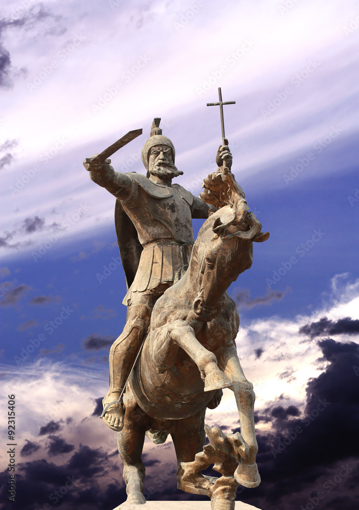 Monument to Vardan Mamikonian in Gyumri Stock Photo Adobe Stock