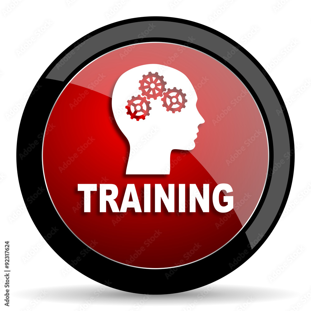 training red circle glossy web icon on white background - set440 training red circle glossy web icon on white background - set440