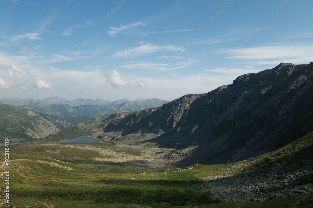mountain lake in Altai mountain lake in Altai