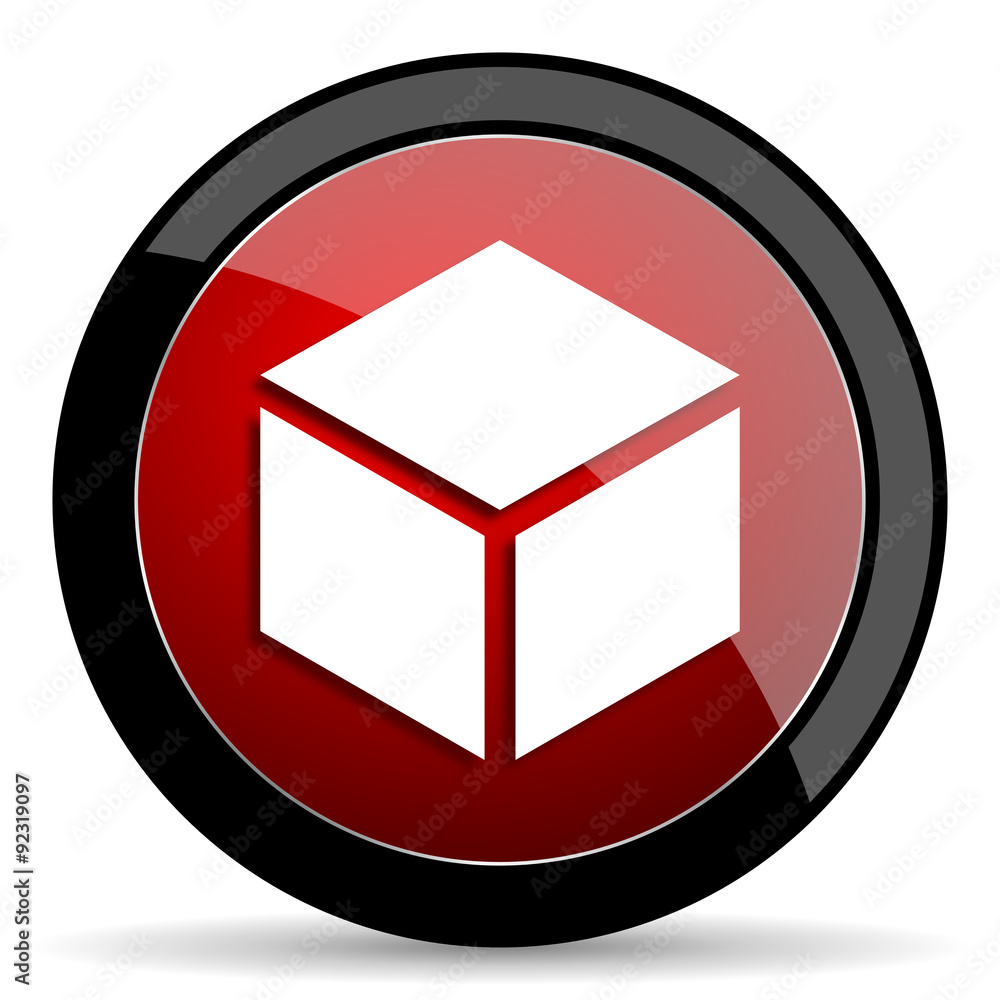 box red circle glossy web icon on white background - set440 box red circle glossy web icon on white background - set440