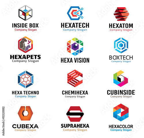 Hexagonal shapes Design  