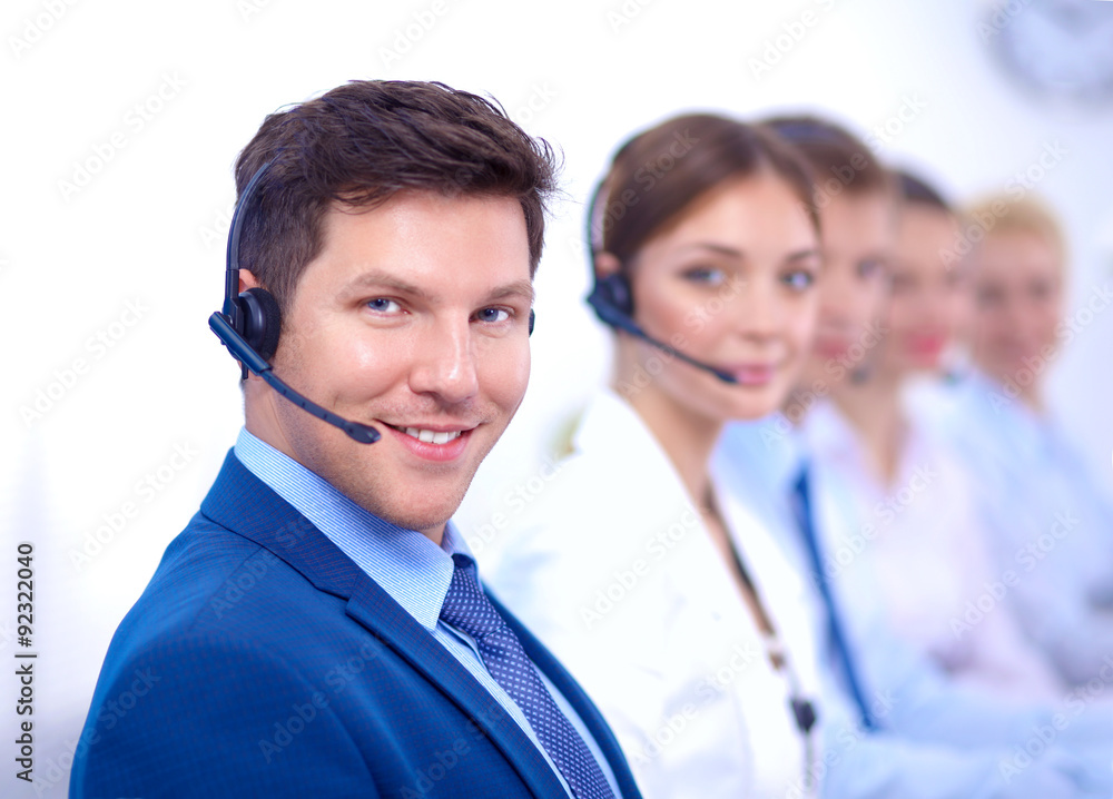 © lenets_tan - Attractive Smiling positive young businesspeople and colleagues © lenets_tan - Attractive Smiling positive young businesspeople and colleagues